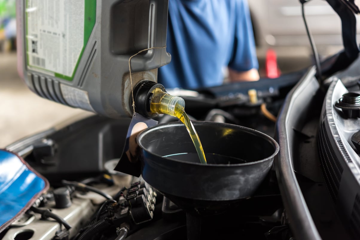 Car Engine Oil Change